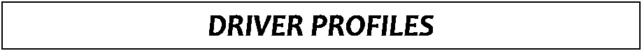 Text Box: DRIVER PROFILES